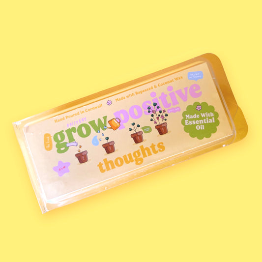 Grow Positive Thoughts (Essential oil blend) - wax melt bar