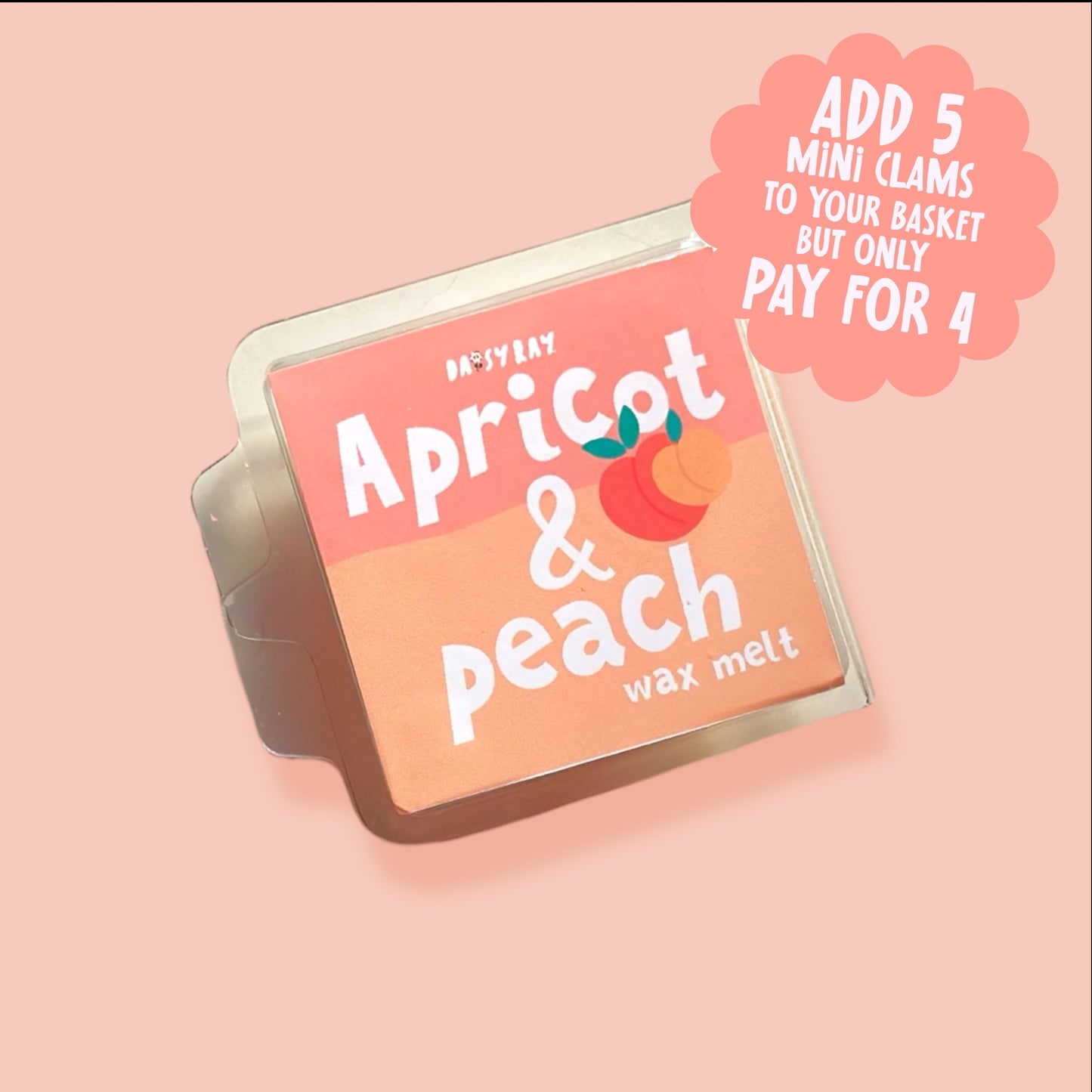 Apricot & peach - Mini Clam