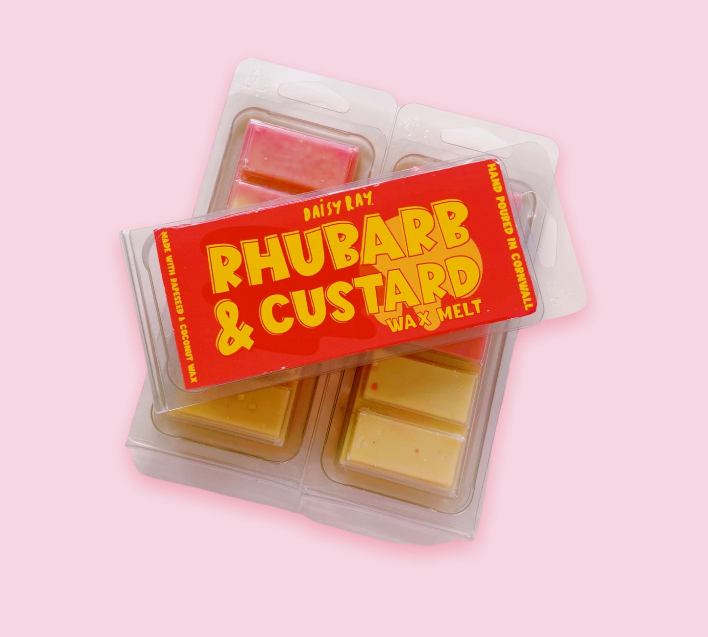 Rhubarb & Custard - Wax Melt Snap Bar - Daisy Ray