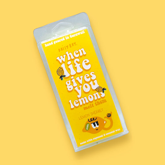 When Life Gives You Lemons - Wax Melt Snap Bar - Daisy Ray